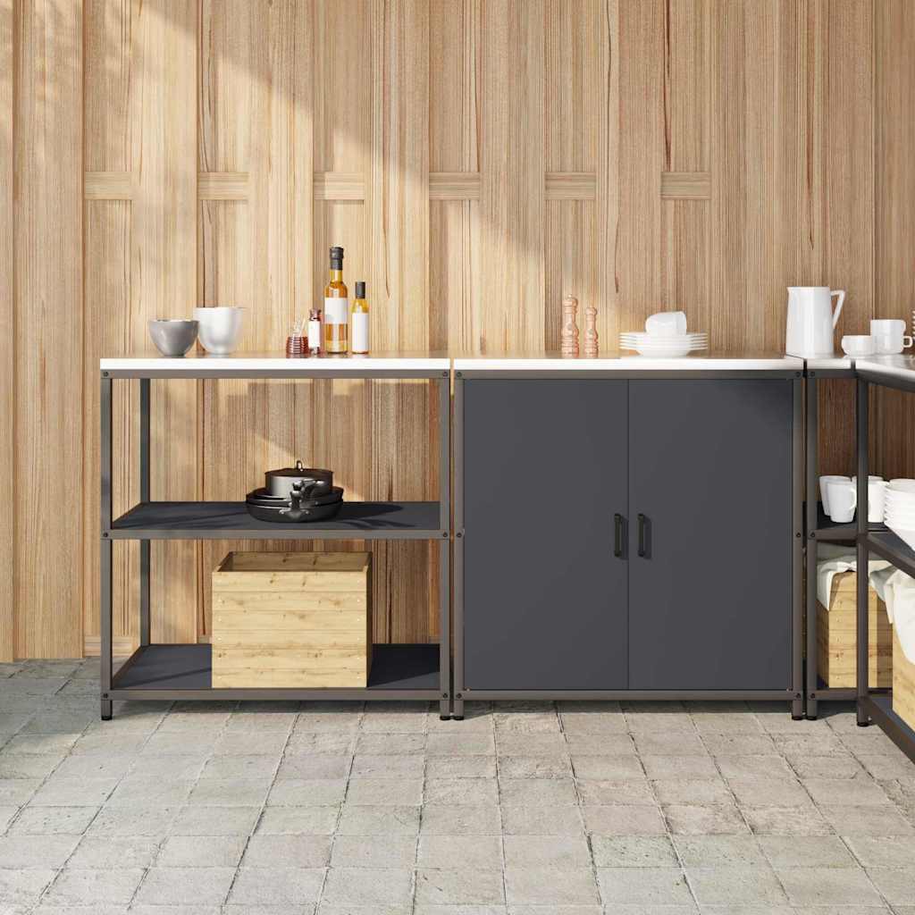 Aufbewahrungsset für die Küche HATTEM 2 pcs Anthrazit