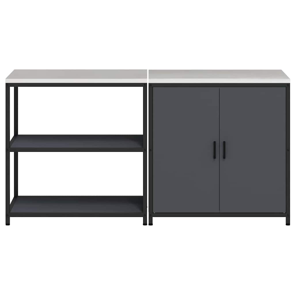 Aufbewahrungsset für die Küche HATTEM 2 pcs Anthrazit