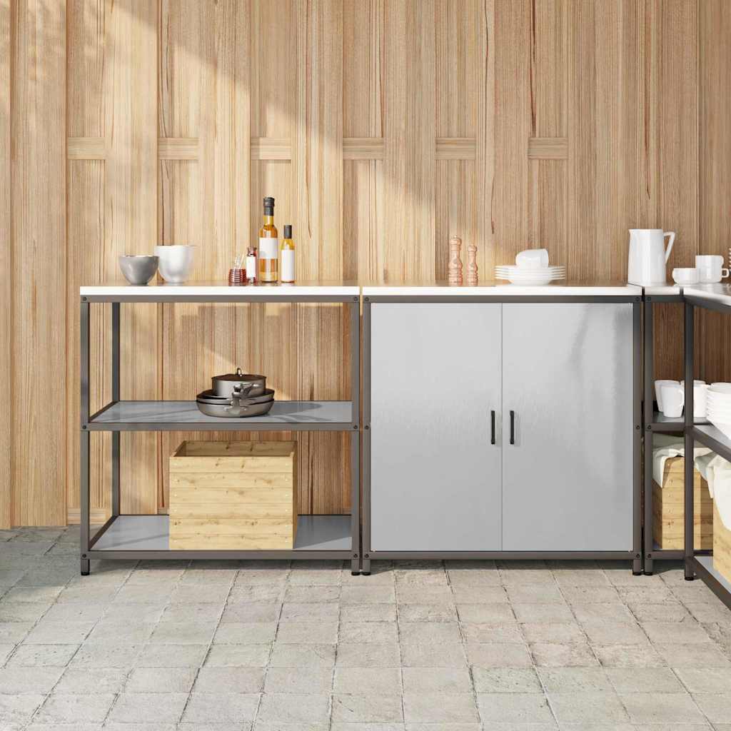 Aufbewahrungsset für die Küche HATTEM 2 pcs Silber Edelstahl