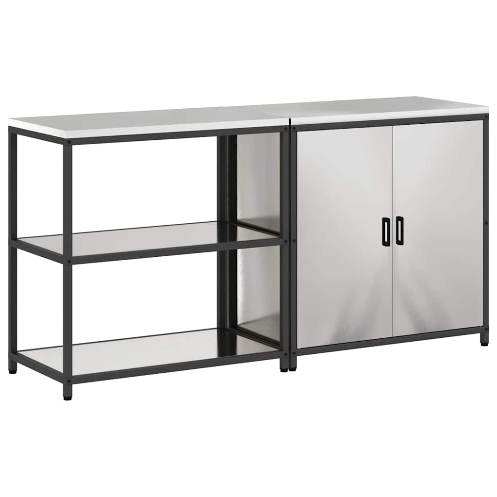 Aufbewahrungsset für die Küche HATTEM 2 pcs Silber Edelstahl