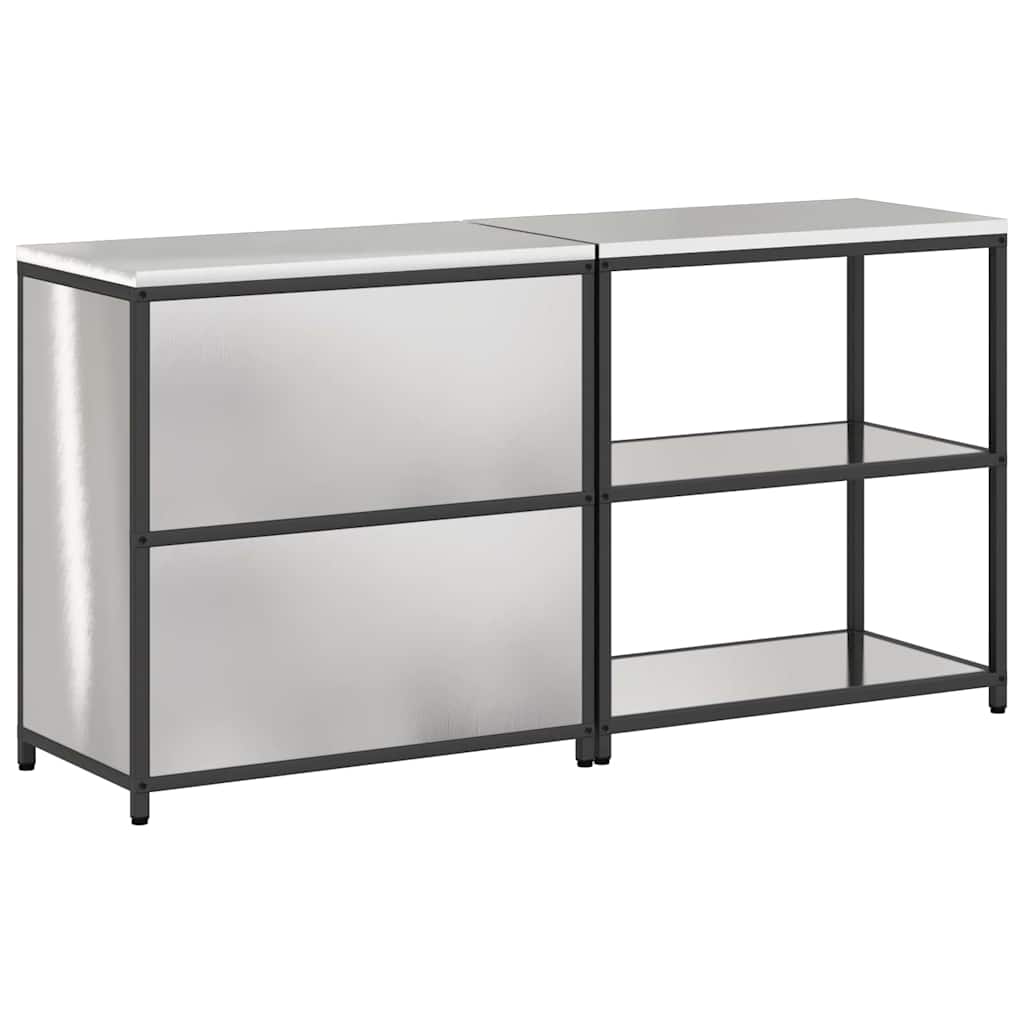 Aufbewahrungsset für die Küche HATTEM 2 pcs Silber Edelstahl