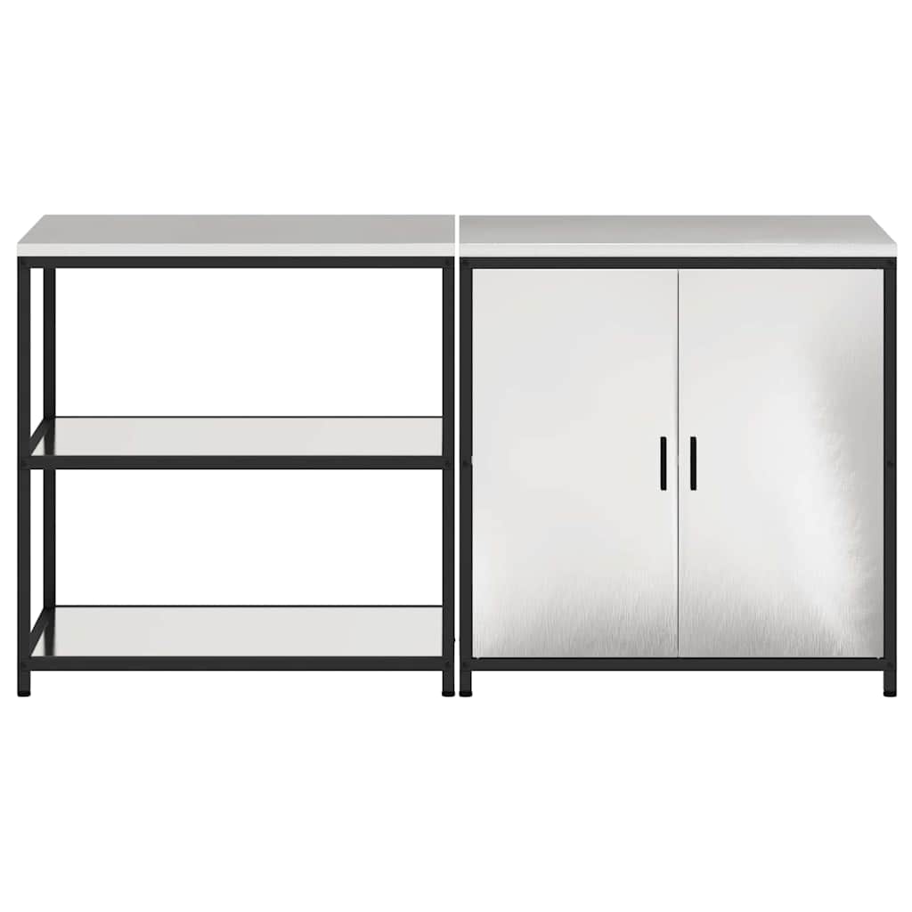 Aufbewahrungsset für die Küche HATTEM 2 pcs Silber Edelstahl
