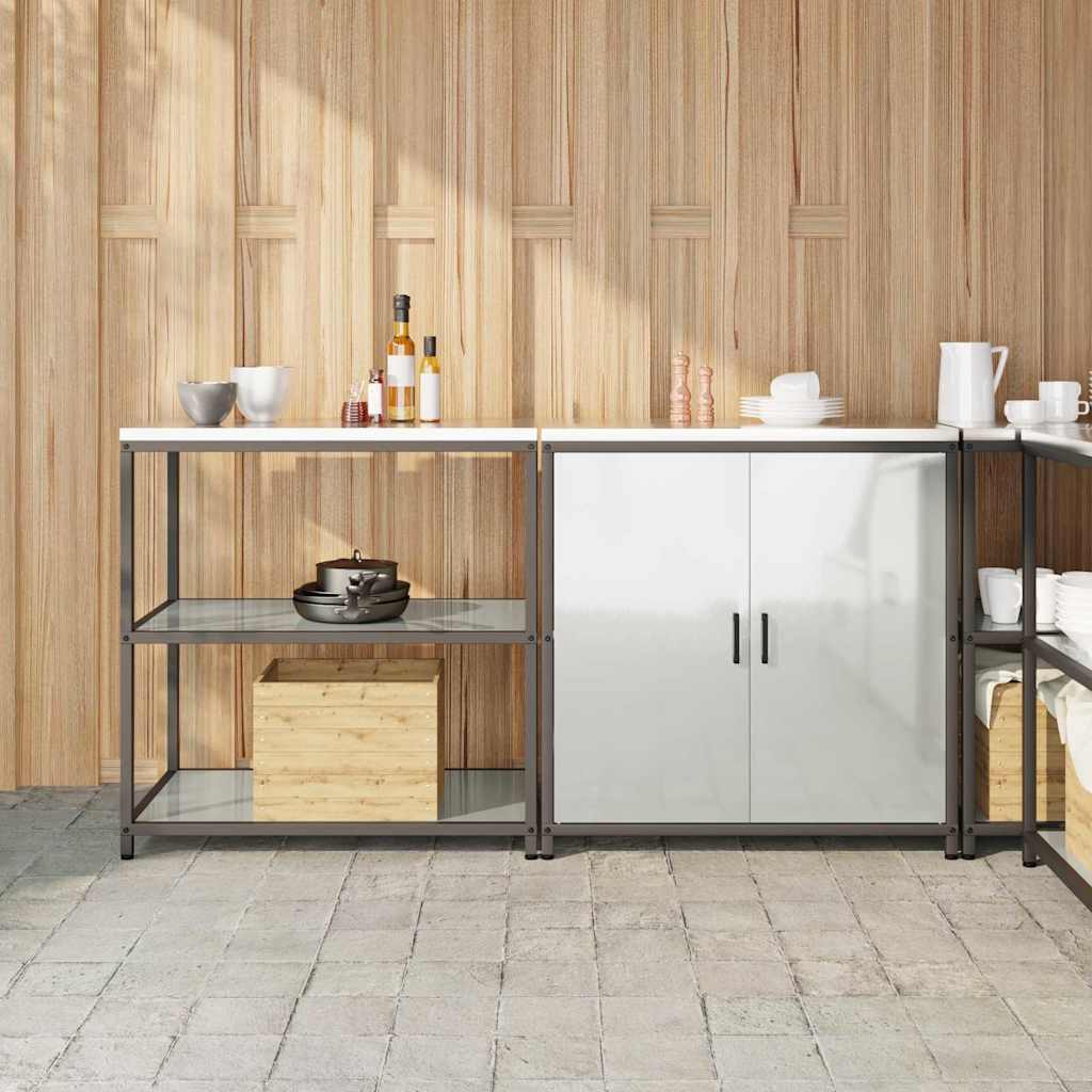 Aufbewahrungsset für die Küche HATTEM 2 pcs Silber