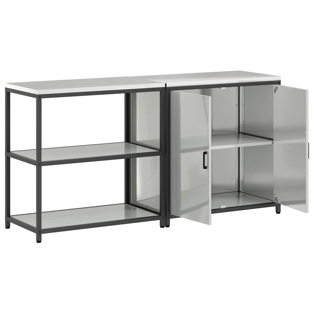 Aufbewahrungsset für die Küche HATTEM 2 pcs Silber