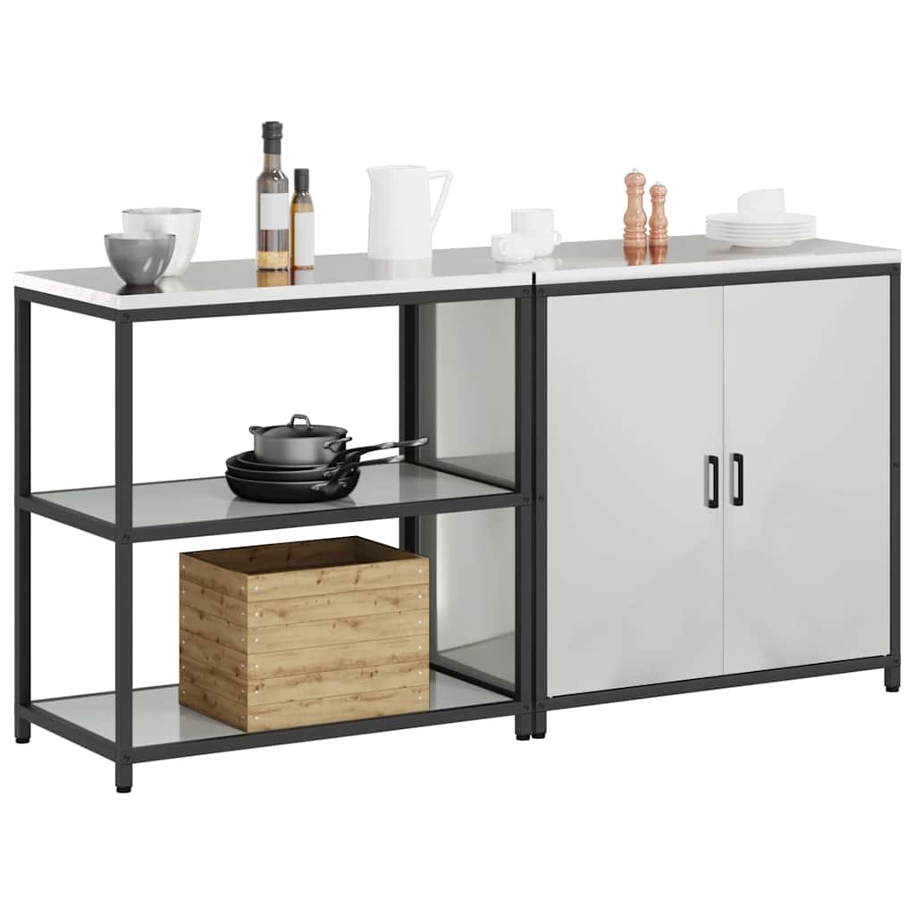 Aufbewahrungsset für die Küche HATTEM 2 pcs Silber