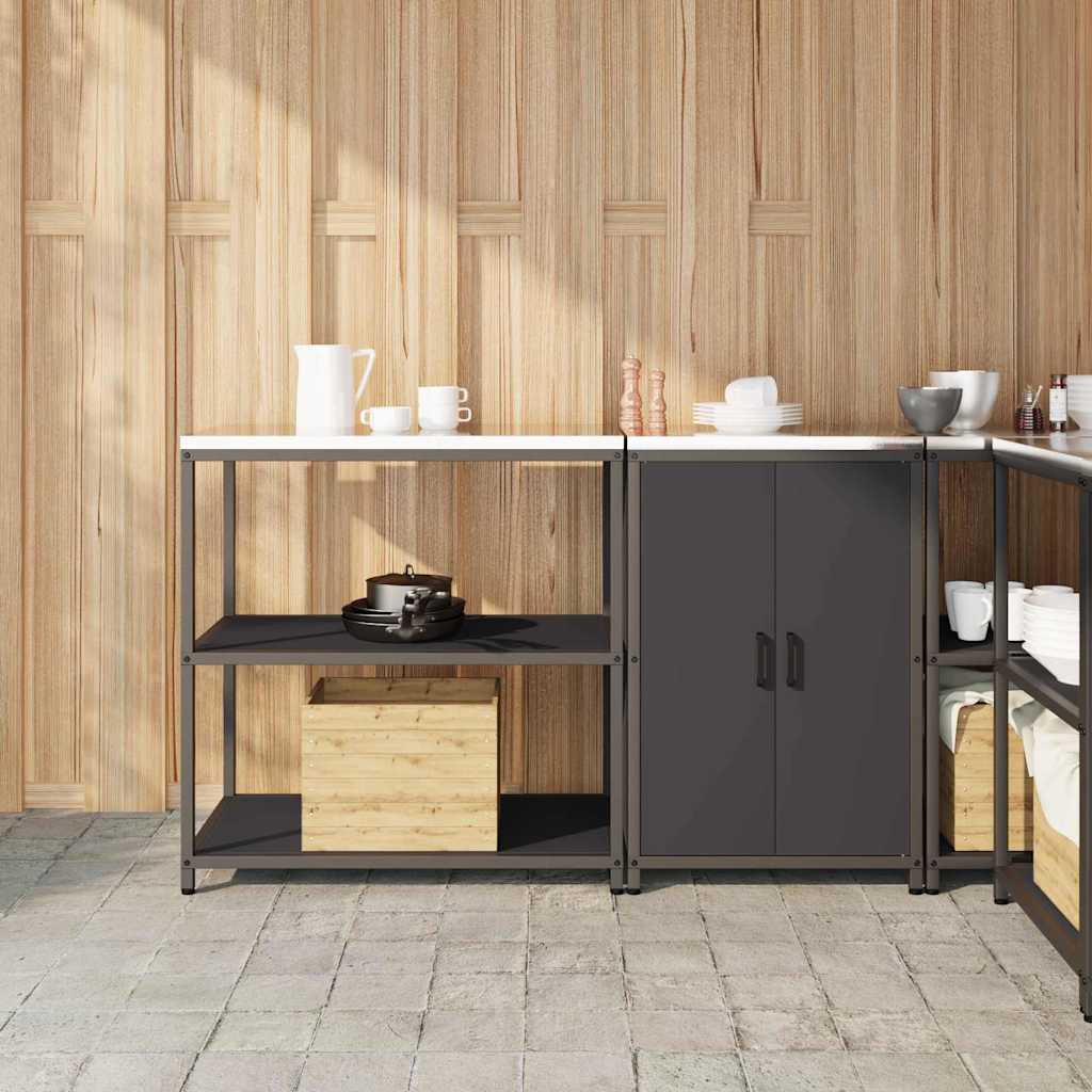 Aufbewahrungsset für die Küche HATTEM 2 pcs Schwarz