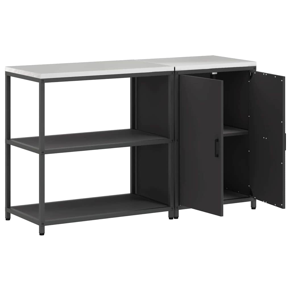 Aufbewahrungsset für die Küche HATTEM 2 pcs Schwarz