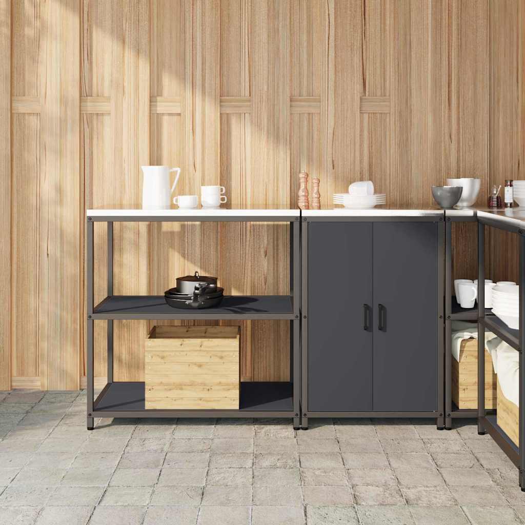 Aufbewahrungsset für die Küche HATTEM 2 pcs Anthrazit