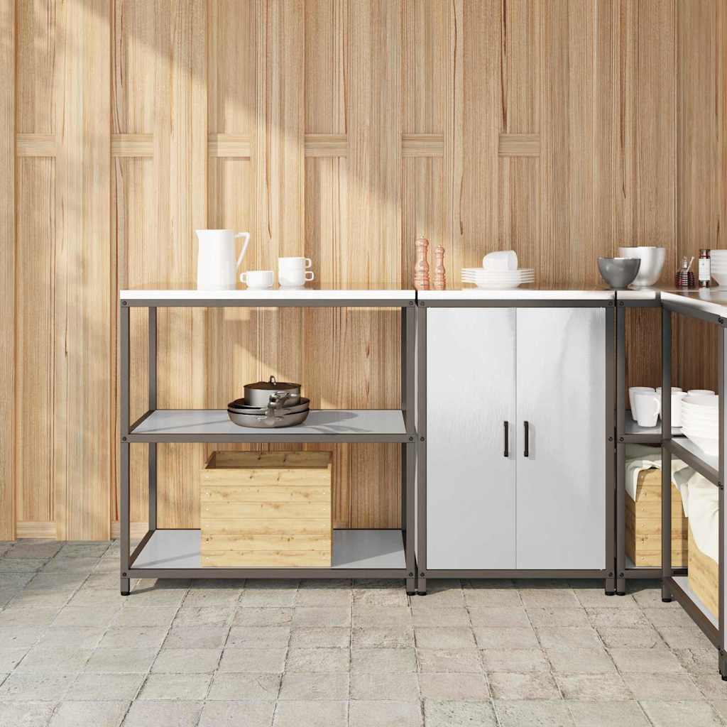 Aufbewahrungsset für die Küche HATTEM 2 pcs Silber Edelstahl