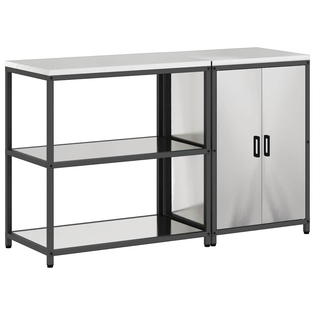 Aufbewahrungsset für die Küche HATTEM 2 pcs Silber Edelstahl