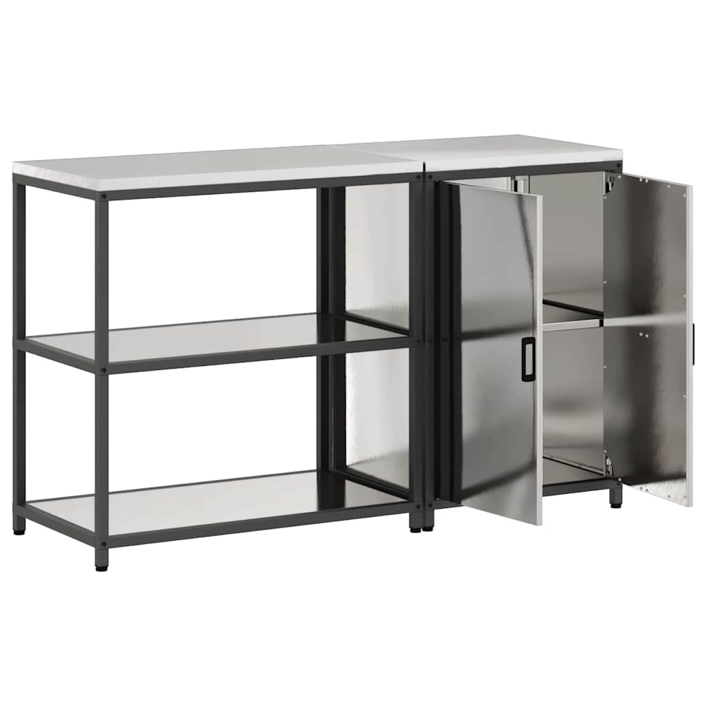 Aufbewahrungsset für die Küche HATTEM 2 pcs Silber Edelstahl