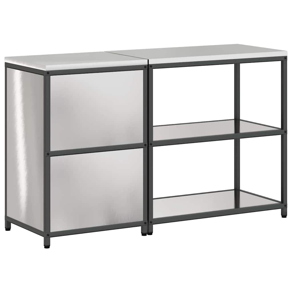Aufbewahrungsset für die Küche HATTEM 2 pcs Silber Edelstahl