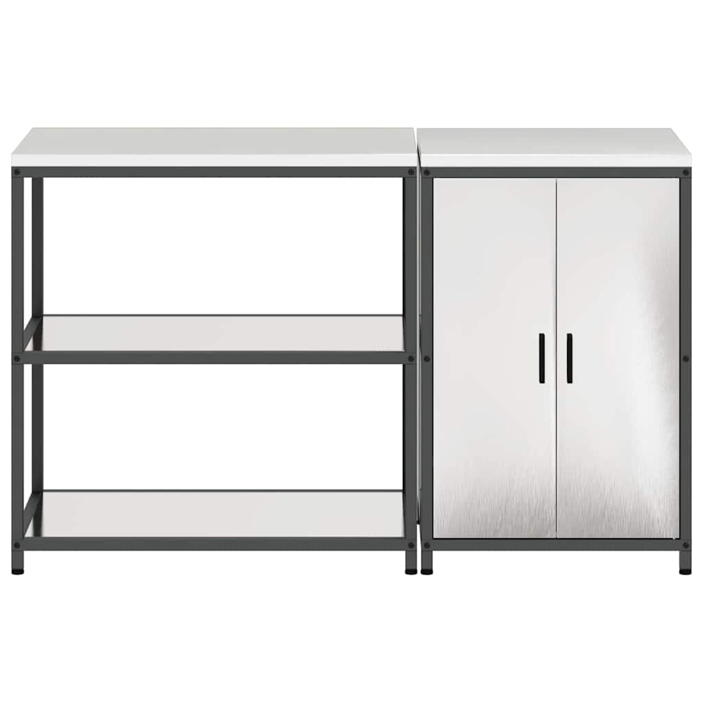 Aufbewahrungsset für die Küche HATTEM 2 pcs Silber Edelstahl