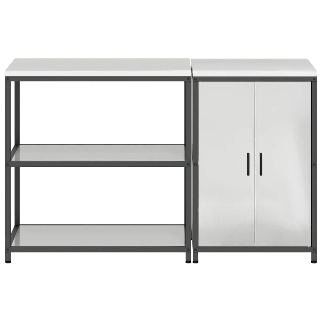 Aufbewahrungsset für die Küche HATTEM 2 pcs Silber