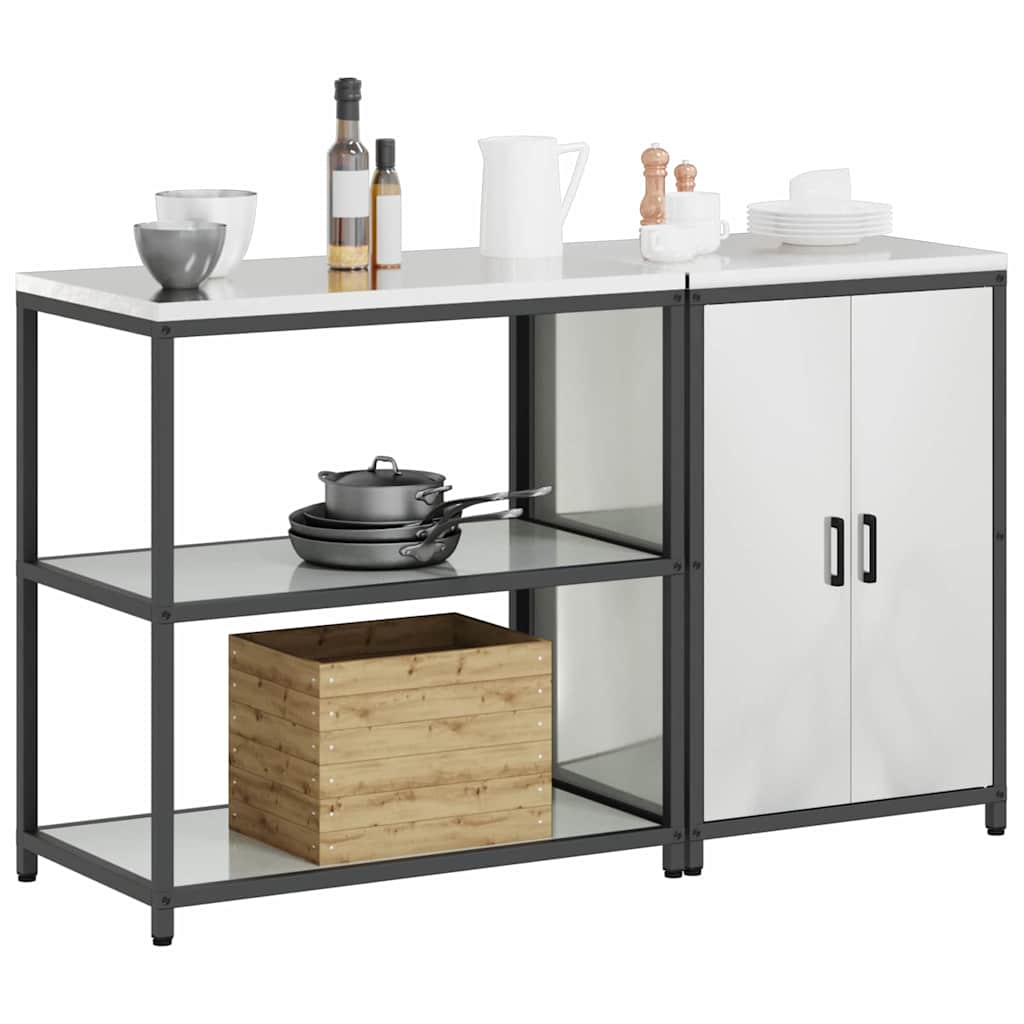 Aufbewahrungsset für die Küche HATTEM 2 pcs Silber