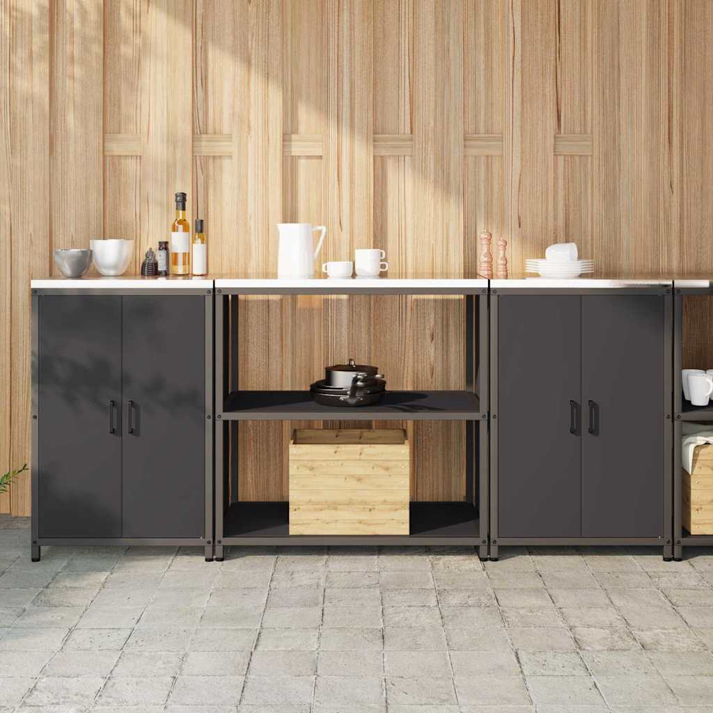 Aufbewahrungsset für die Küche HATTEM 3 pcs Schwarz