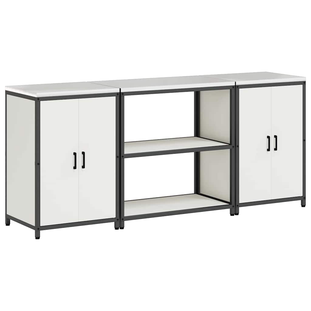 Aufbewahrungsset für die Küche HATTEM 3 pcs Weiß