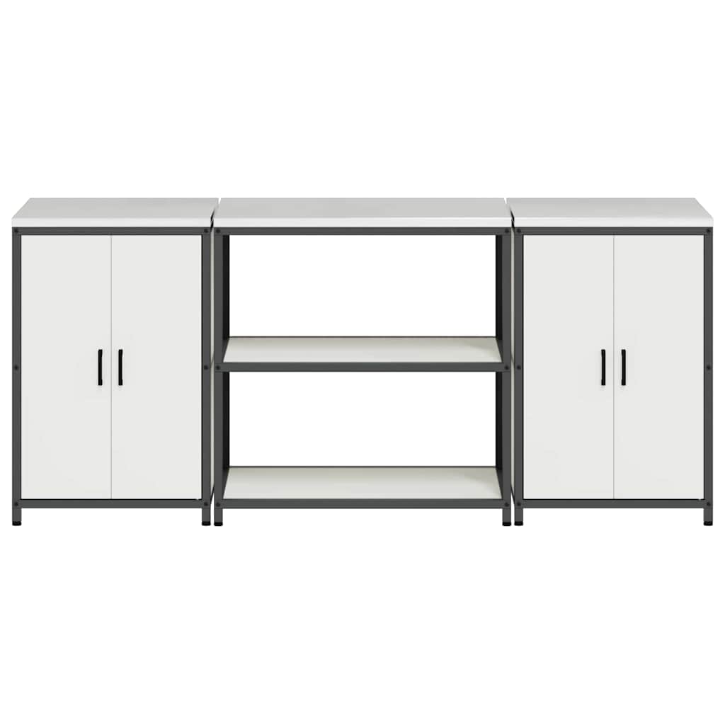 Aufbewahrungsset für die Küche HATTEM 3 pcs Weiß