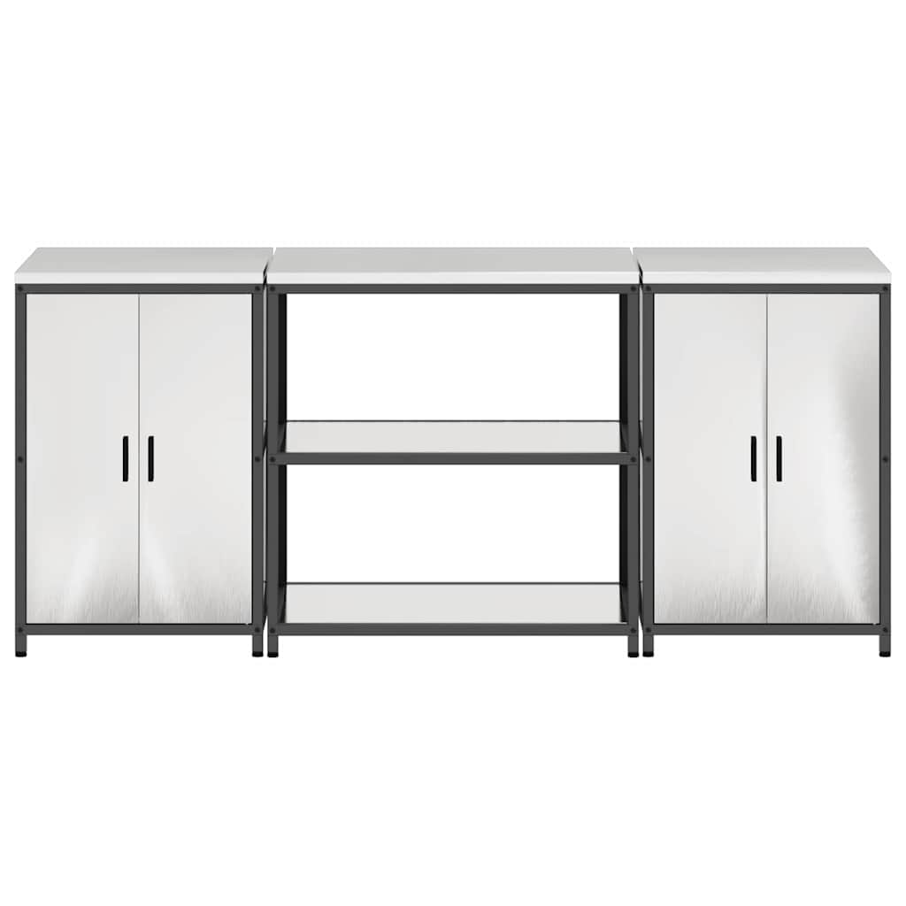 Aufbewahrungsset für die Küche HATTEM 3 pcs Silber Edelstahl