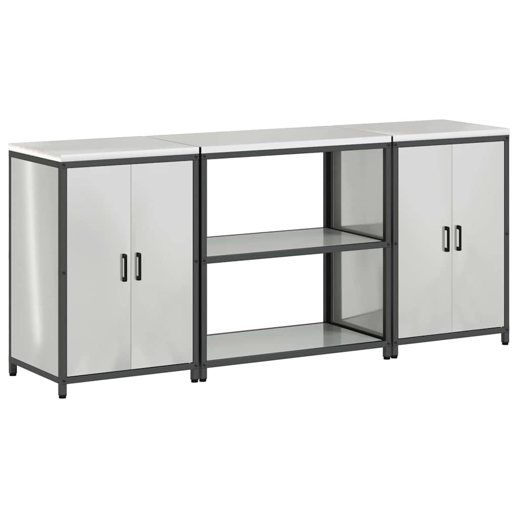 Aufbewahrungsset für die Küche HATTEM 3 pcs Silber