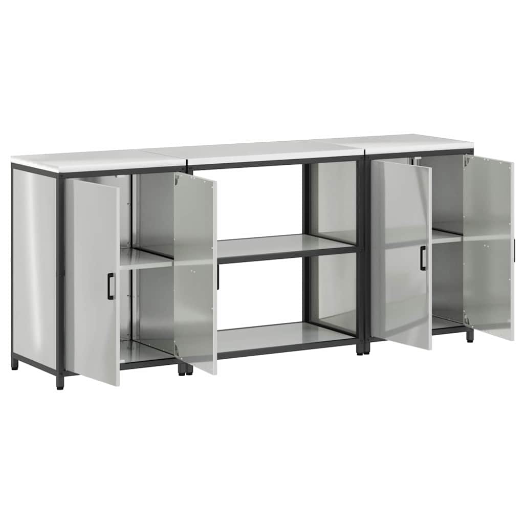 Aufbewahrungsset für die Küche HATTEM 3 pcs Silber