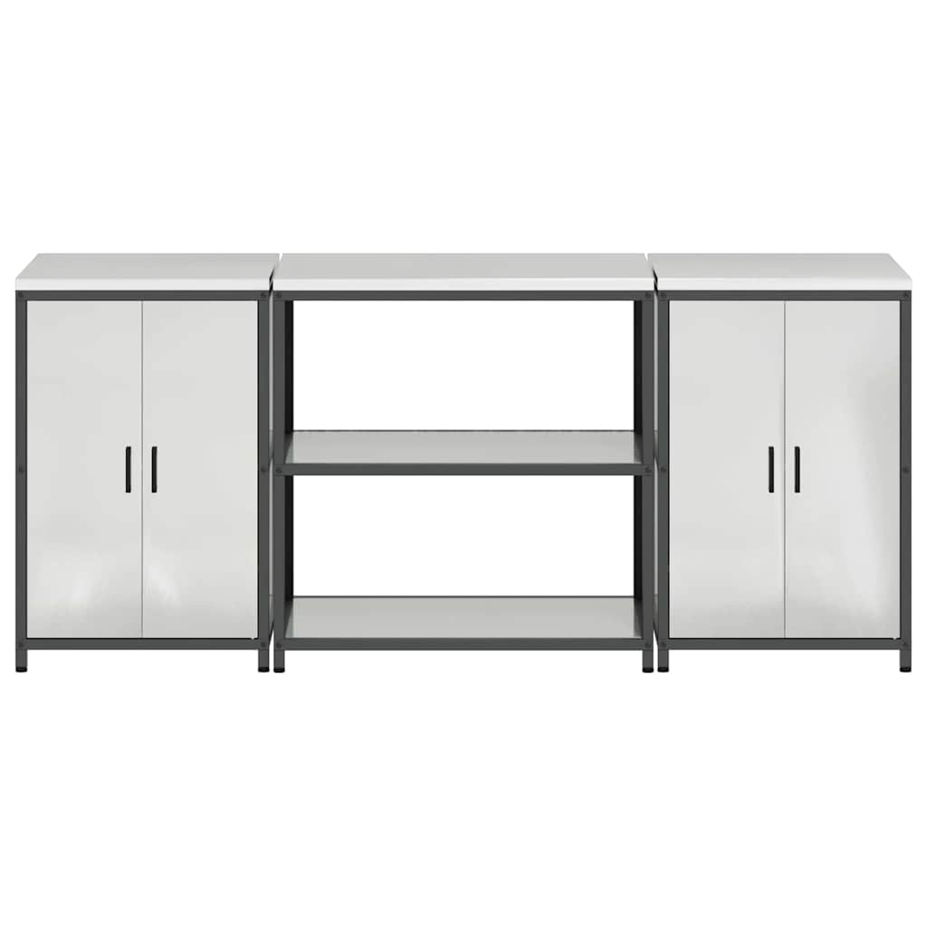 Aufbewahrungsset für die Küche HATTEM 3 pcs Silber