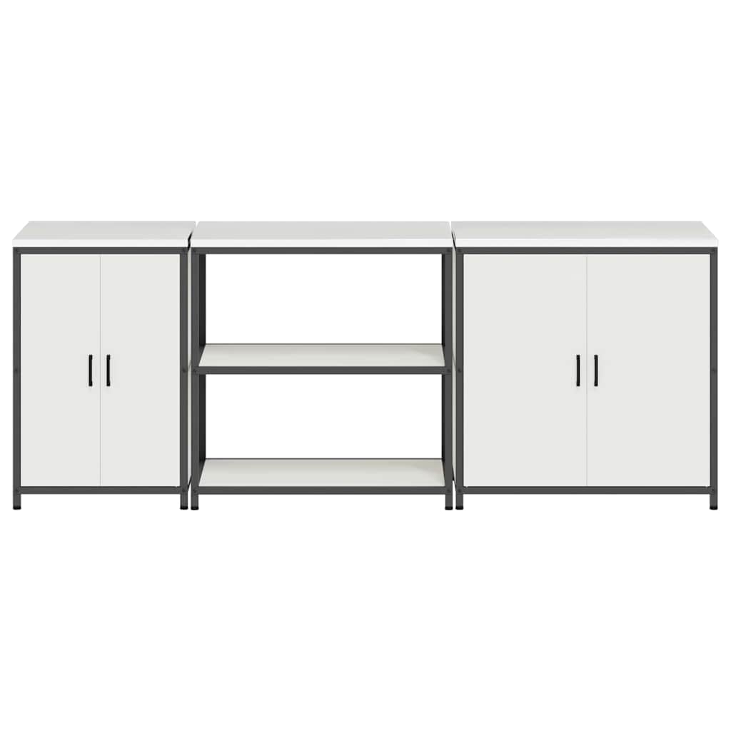 Aufbewahrungsset für die Küche HATTEM 3 pcs Weiß