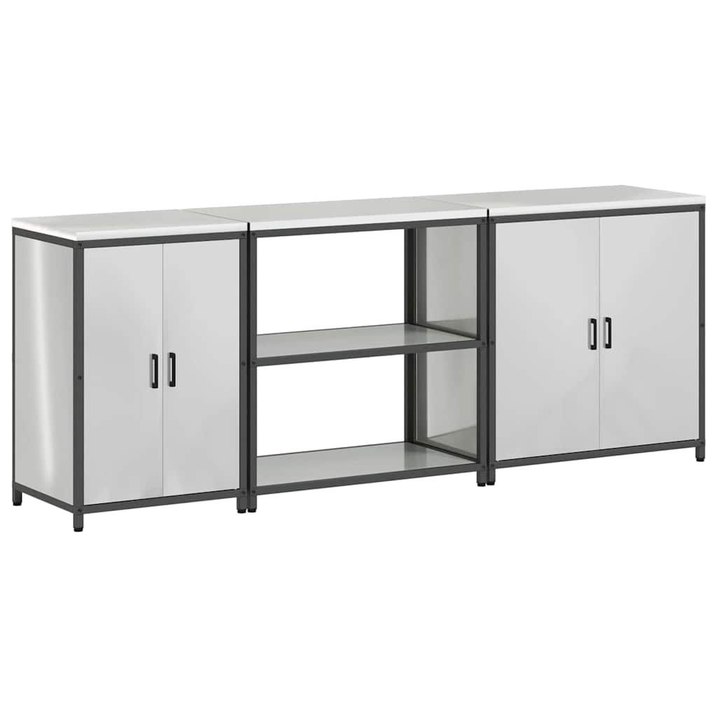 Aufbewahrungsset für die Küche HATTEM 3 pcs Silber