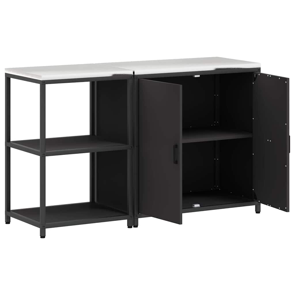 Aufbewahrungsset für die Küche HATTEM 2 pcs Schwarz