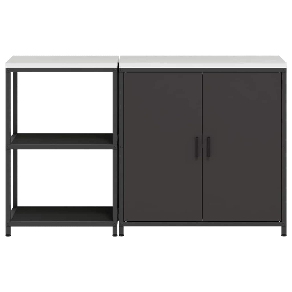 Aufbewahrungsset für die Küche HATTEM 2 pcs Schwarz