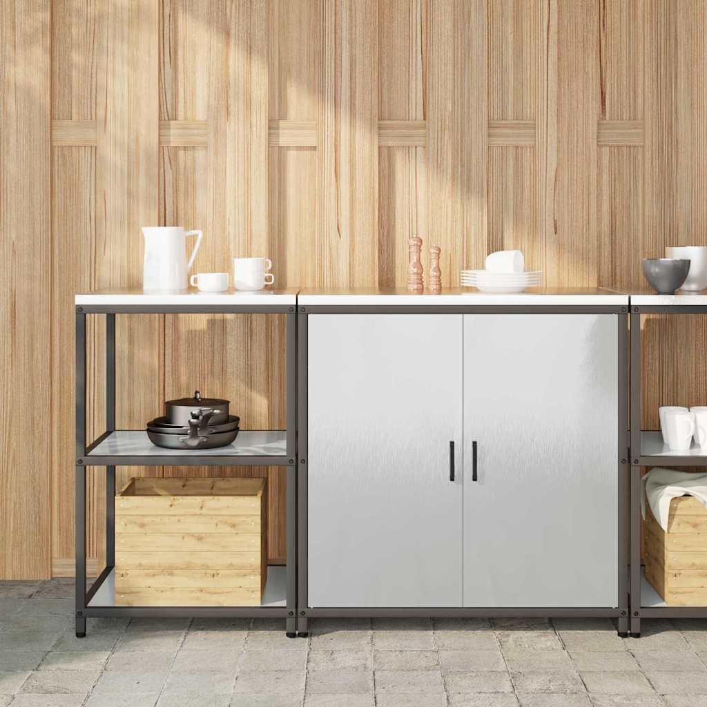 Aufbewahrungsset für die Küche HATTEM 2 pcs Silber Edelstahl