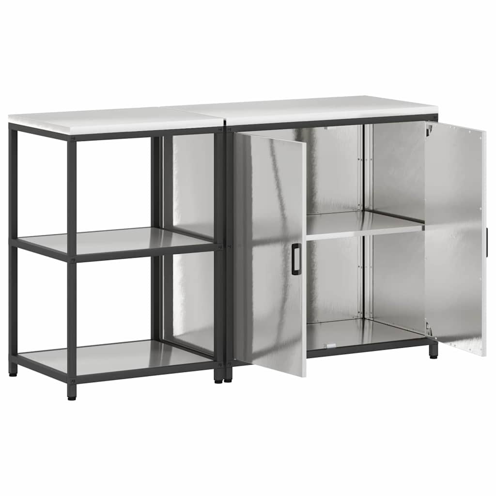 Aufbewahrungsset für die Küche HATTEM 2 pcs Silber Edelstahl