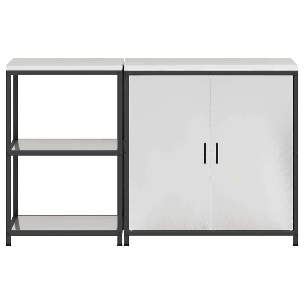 Aufbewahrungsset für die Küche HATTEM 2 pcs Silber Edelstahl