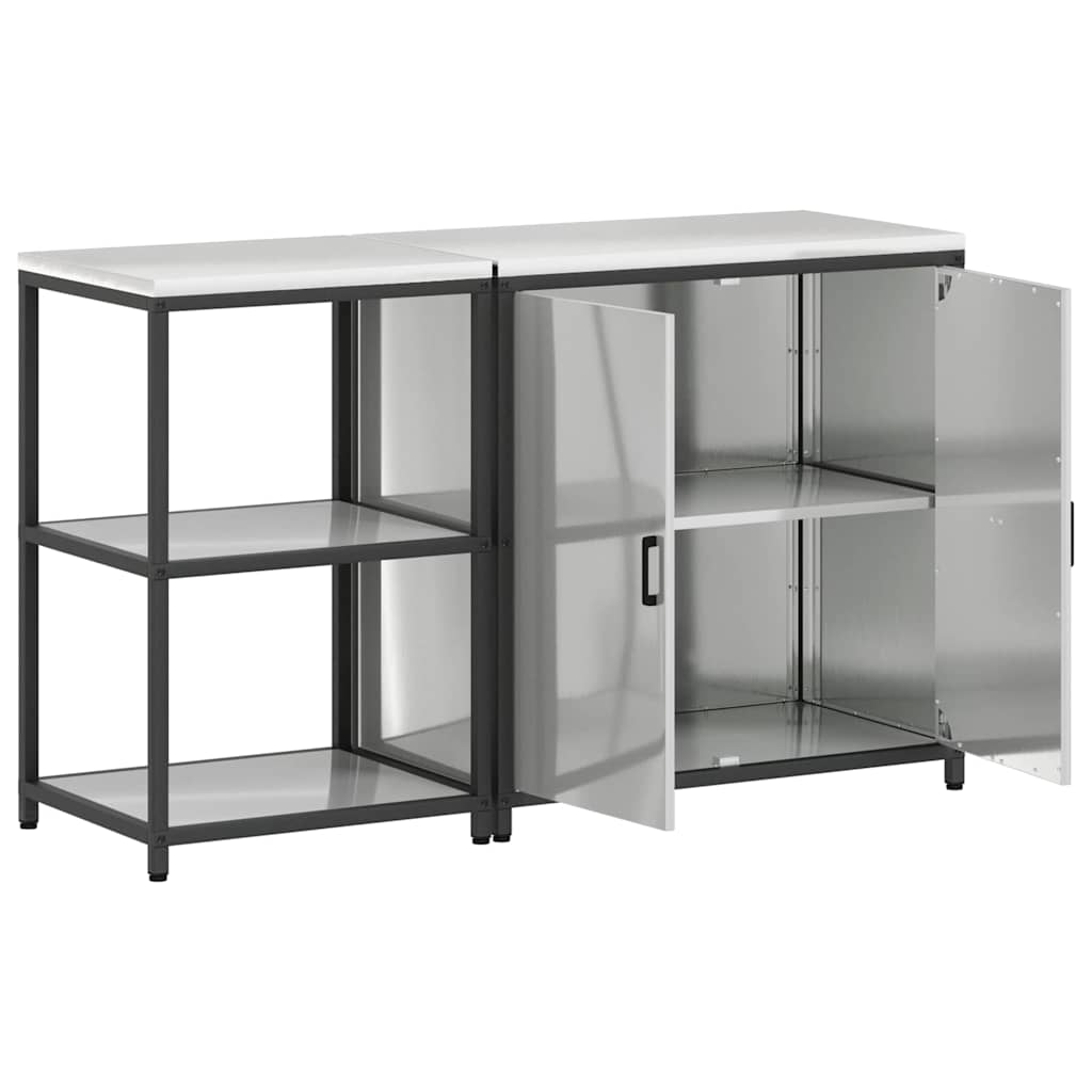 Aufbewahrungsset für die Küche HATTEM 2 pcs Silber