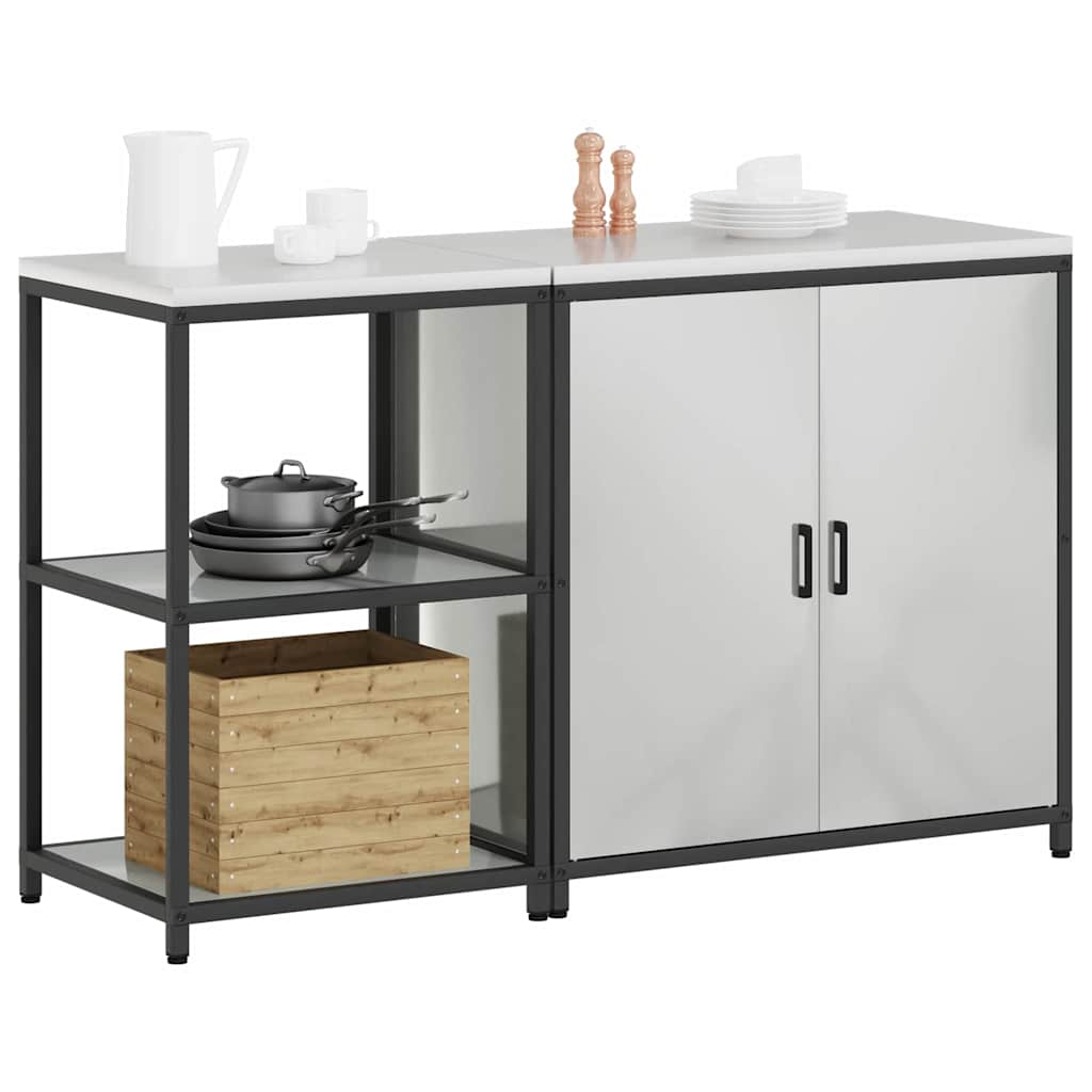 Aufbewahrungsset für die Küche HATTEM 2 pcs Silber