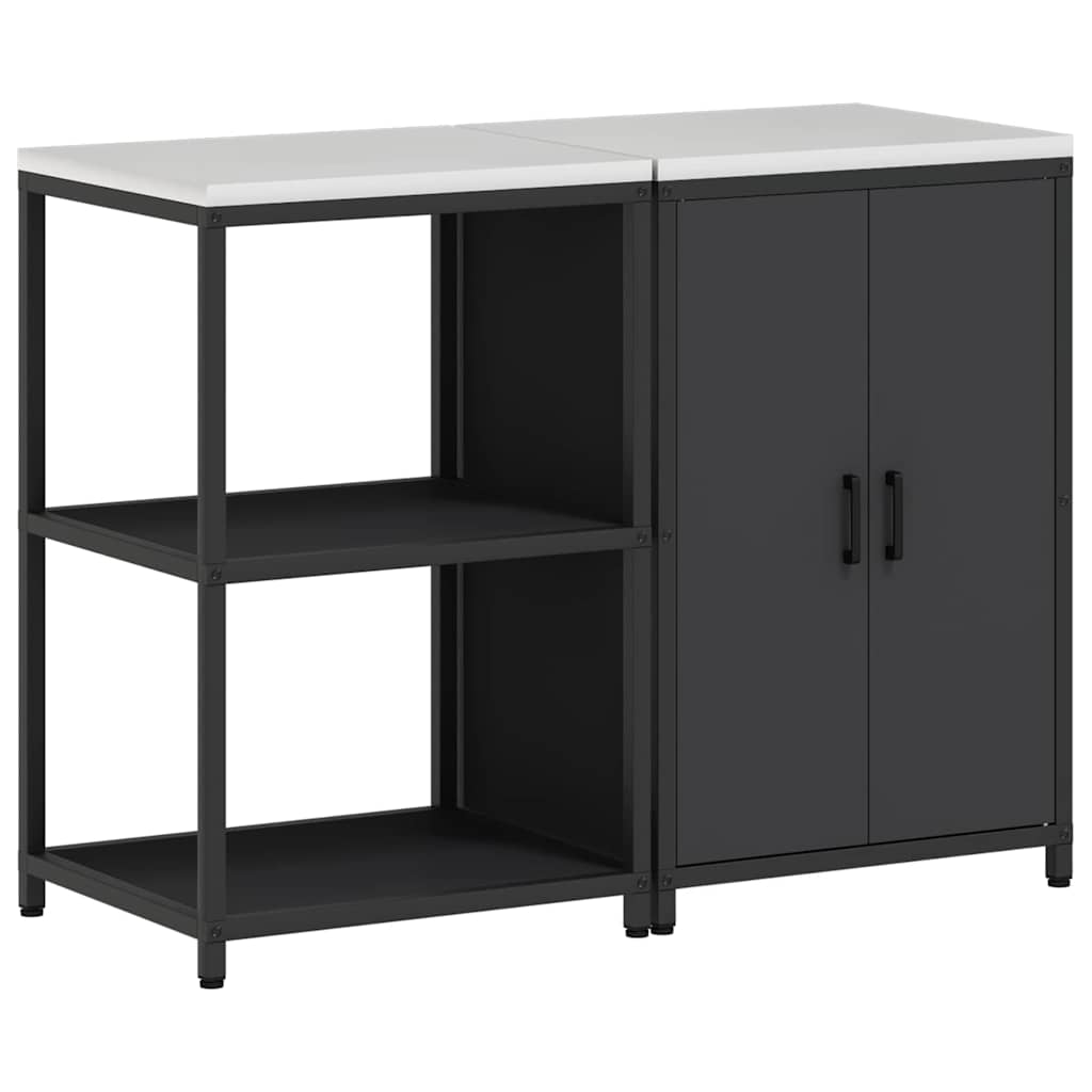 Aufbewahrungsset für die Küche HATTEM 2 pcs Schwarz