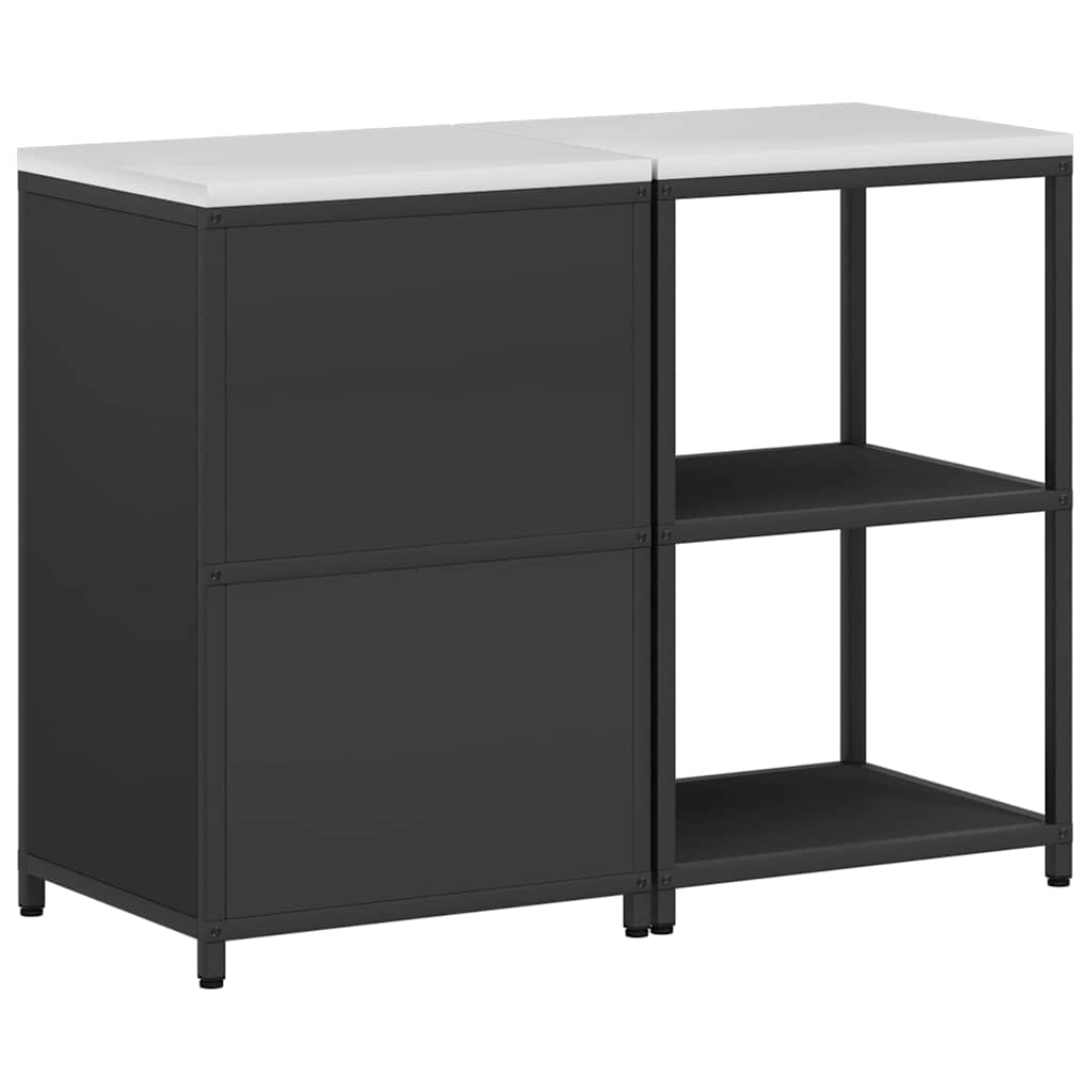Aufbewahrungsset für die Küche HATTEM 2 pcs Schwarz
