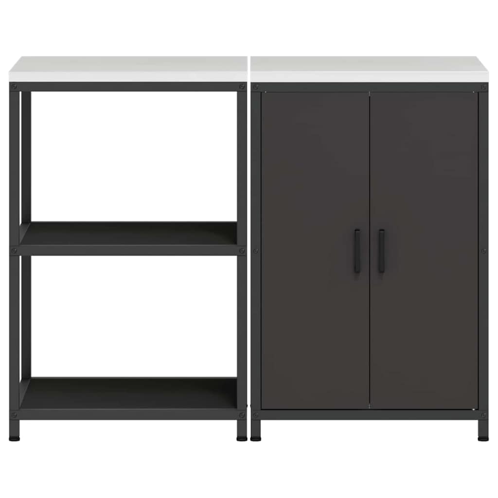 Aufbewahrungsset für die Küche HATTEM 2 pcs Schwarz