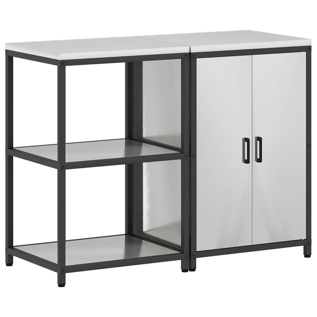 Aufbewahrungsset für die Küche HATTEM 2 pcs Silber Edelstahl