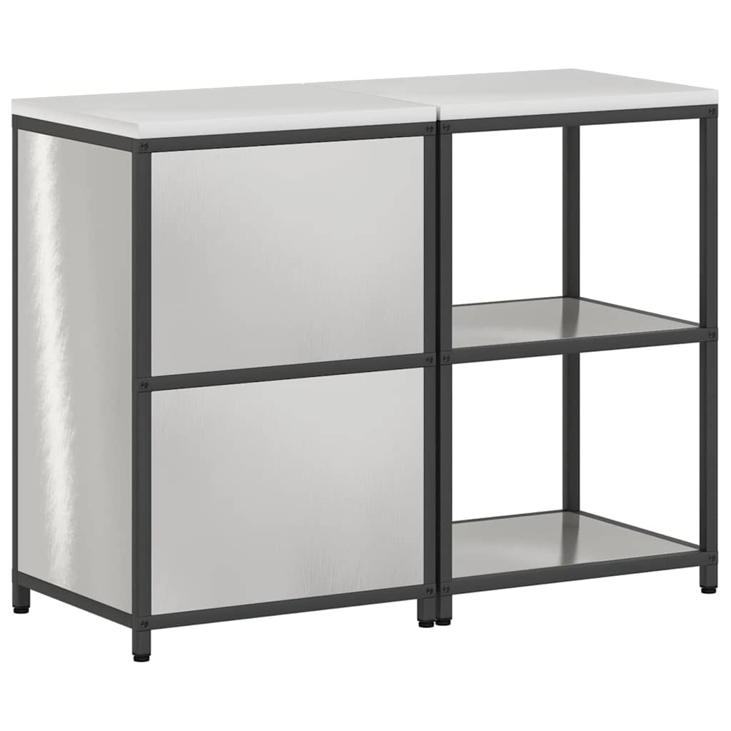 Aufbewahrungsset für die Küche HATTEM 2 pcs Silber Edelstahl