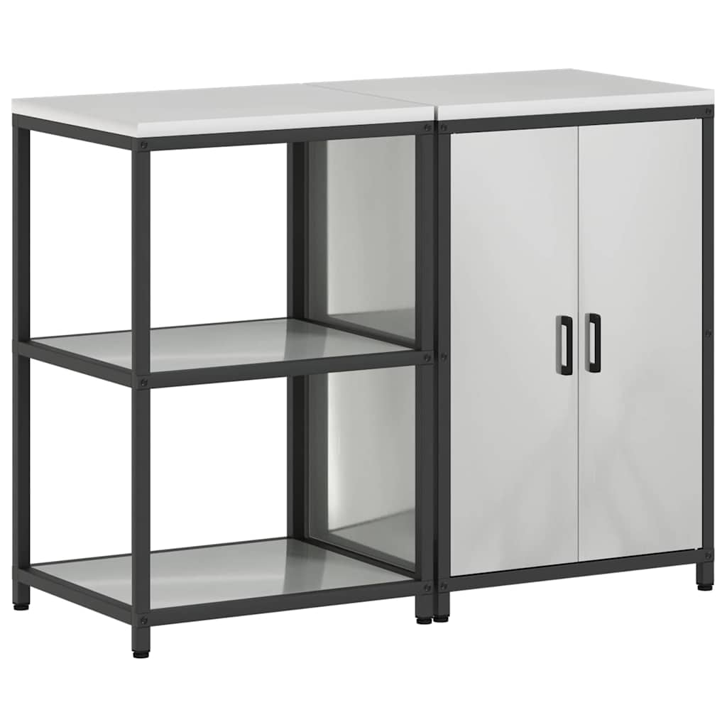 Aufbewahrungsset für die Küche HATTEM 2 pcs Silber