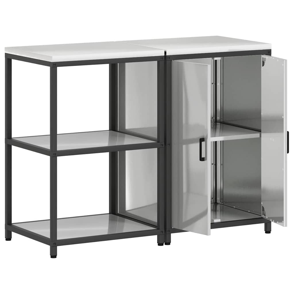 Aufbewahrungsset für die Küche HATTEM 2 pcs Silber