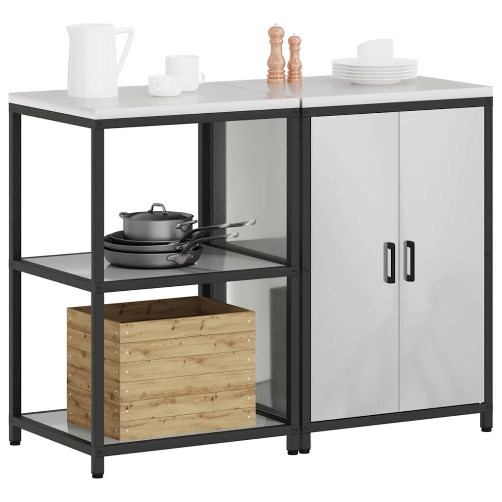 Aufbewahrungsset für die Küche HATTEM 2 pcs Silber