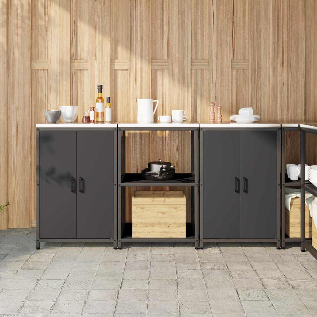Aufbewahrungsset für die Küche HATTEM 3 pcs Schwarz