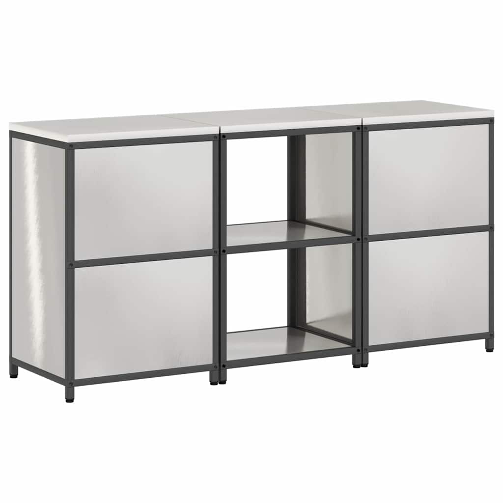 Aufbewahrungsset für die Küche HATTEM 3 pcs Silber Edelstahl