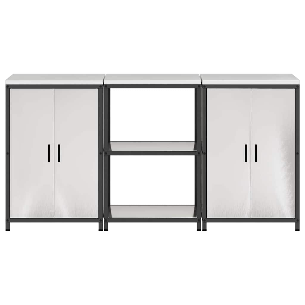 Aufbewahrungsset für die Küche HATTEM 3 pcs Silber Edelstahl
