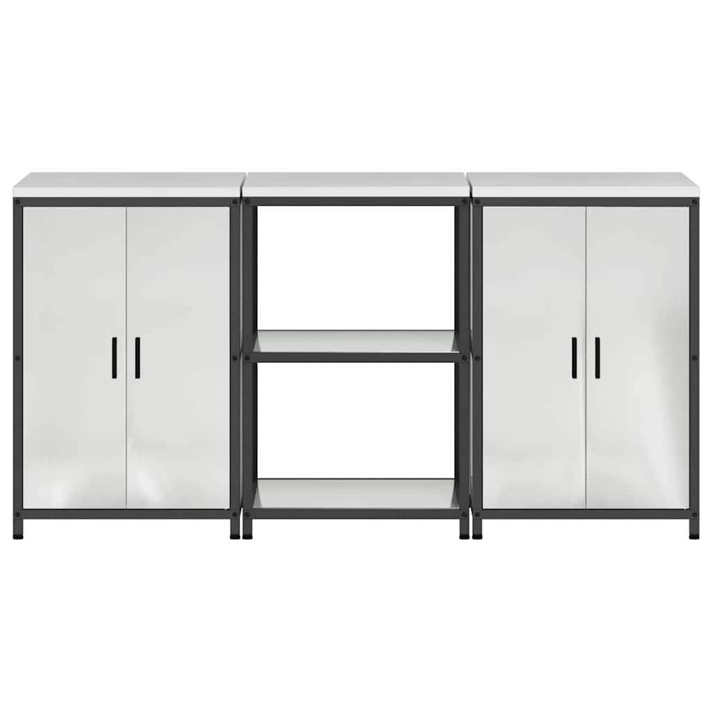Aufbewahrungsset für die Küche HATTEM 3 pcs Silber
