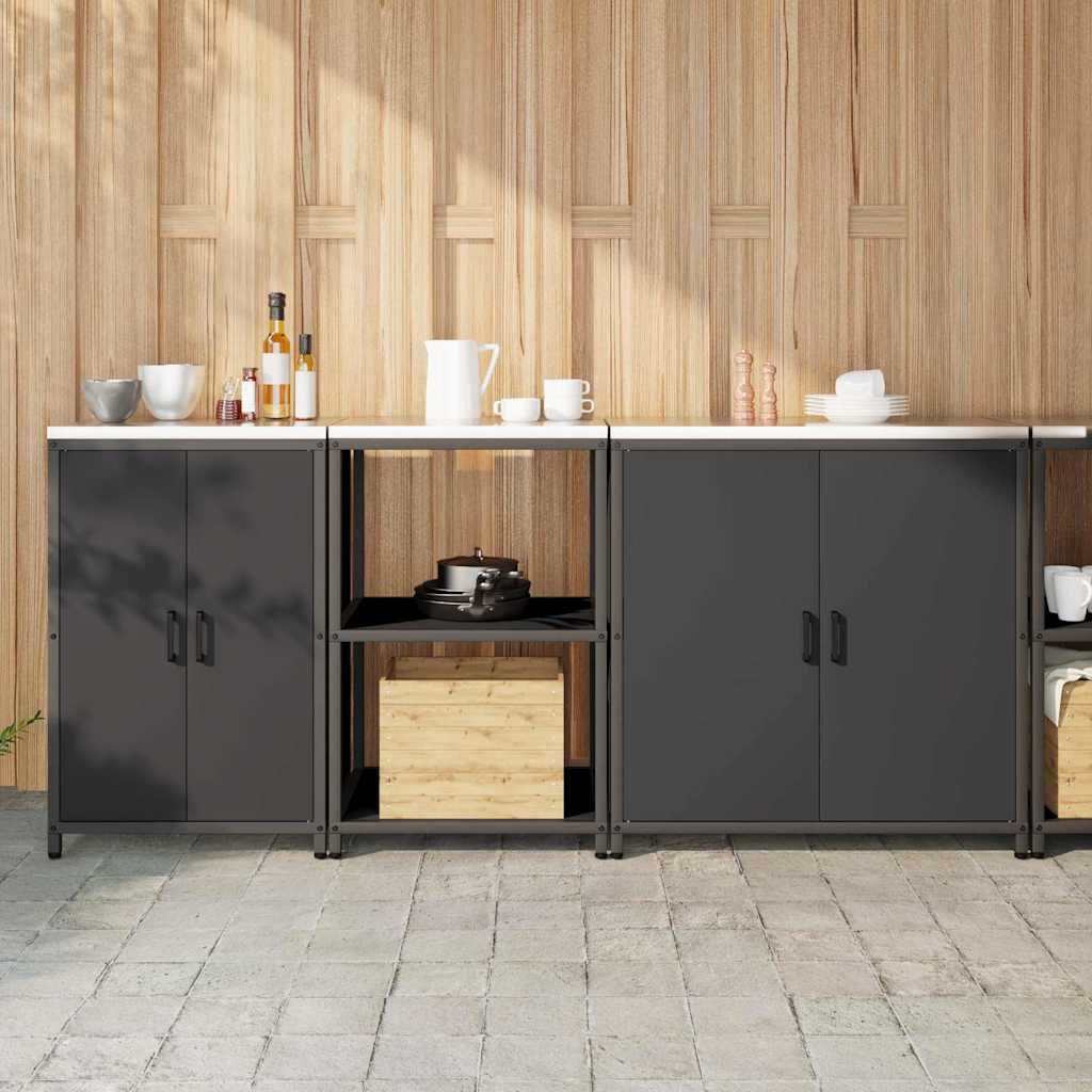 Aufbewahrungsset für die Küche HATTEM 3 pcs Schwarz