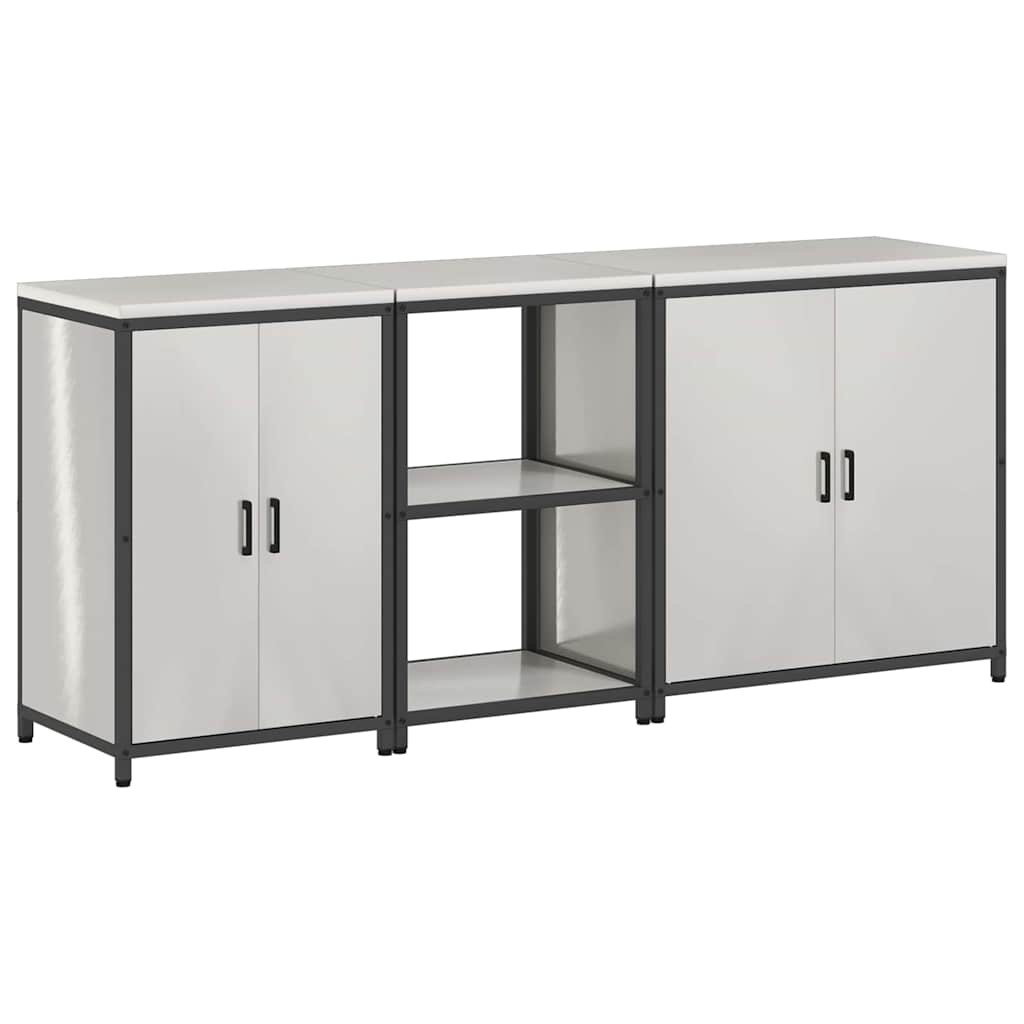 Aufbewahrungsset für die Küche HATTEM 3 pcs Silber Edelstahl