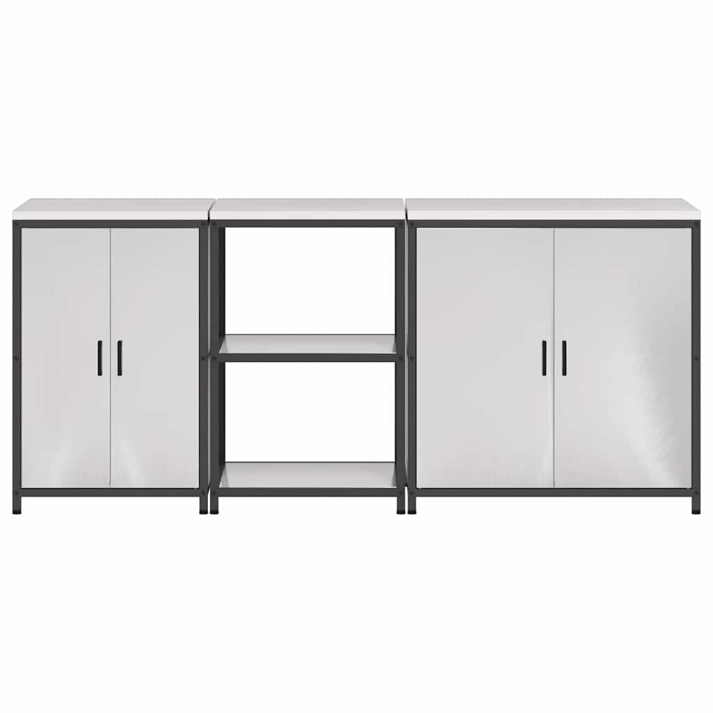 Aufbewahrungsset für die Küche HATTEM 3 pcs Silber Edelstahl